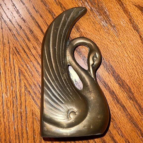 Vintage Swan brass finial - Picture 3 of 7